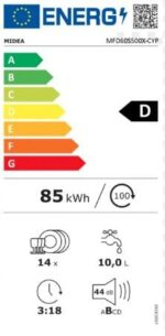 MIDEA MFD60S500X Freestanding Dishwasher - Image 3