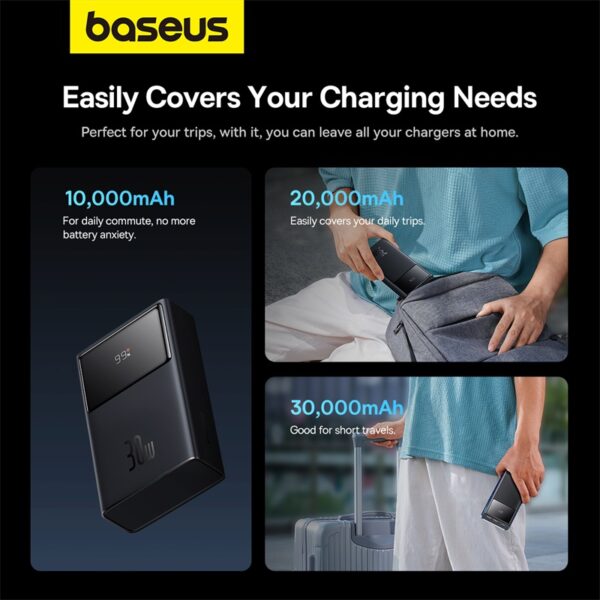 Baseus Powerbank 30W 30000mAh Star-Lord Digital Display Black - Image 15