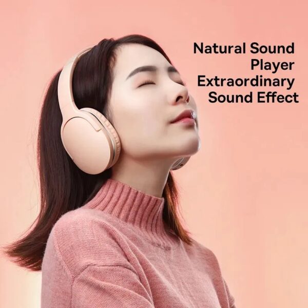 Baseus Wireless Headphones Over Ear Encok D02 Pro v2 Pink - Image 9