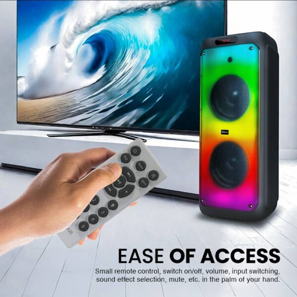 SonicGear AudioXPro1200HD 2 x 12'' Portable Karaoke Speaker with 2 x Wireless Microphones - Image 7