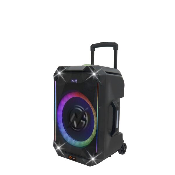 N-Gear FLASH1040 Portable Karaoke Wireless Mic LED/USB/MIC IN/AUX IN - Image 2