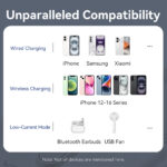 Vention Powerbank Wireless Magnetic 10000mAh 20W Black FHNB0 - Image 4