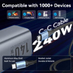 Vention Powerbank 27000mAh 140W 3xUSBC+USB-A FHVH0 - Image 7