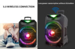 N-Gear FLASH1550 Disco Portable Karaoke Speaker with Wireless Mic & LED Effects - Image 8