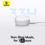 Baseus Headphones In Ear TWS Bowie E20 White - Image 11