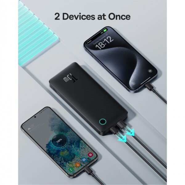 Baseus Powerbank 15W 10000mAh Airpow Lite Black - Image 9