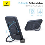 Baseus Powerbank Wireless 20W 5000mAh 15W Qi2+Stand PicoGo - Image 5