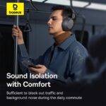 Baseus Headphones Over Ear Bass 35 Max Black - Image 5