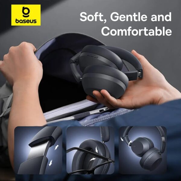 Baseus Headphones Over Ear Bass 35 Max Black - Image 6