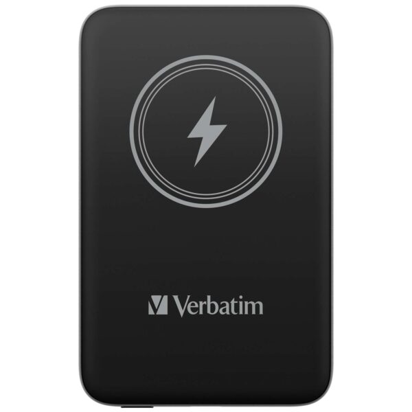 Verbatim Powerbank Wireless Magnetic 10000 Black - Image 2
