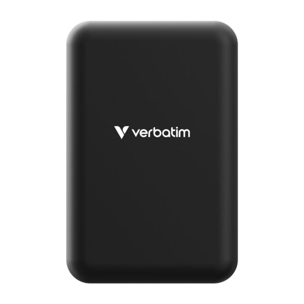 Verbatim Wireless Magnetic Powerbank Qi2 15W + 35W Wired Charging 20000mAH Black - Image 3