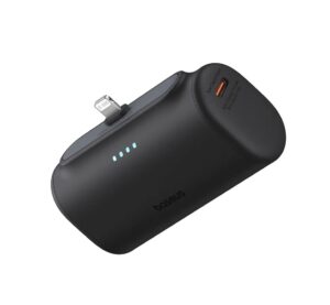 Baseus Powerbank 20W 5000mAh Plug-In Lightning 20W Black Baseus Powerbank 20W 5000mAh Plug-In Lightning 20W Black