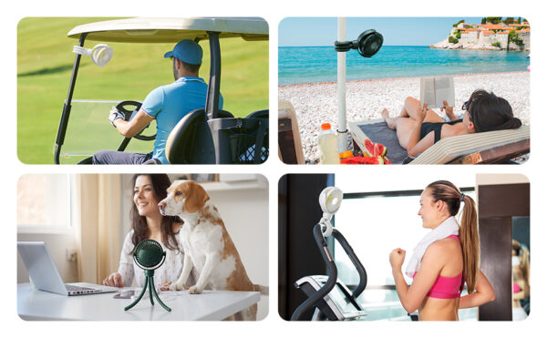 Jisulife Octopus Fan LIFE1 Baby White - Image 15