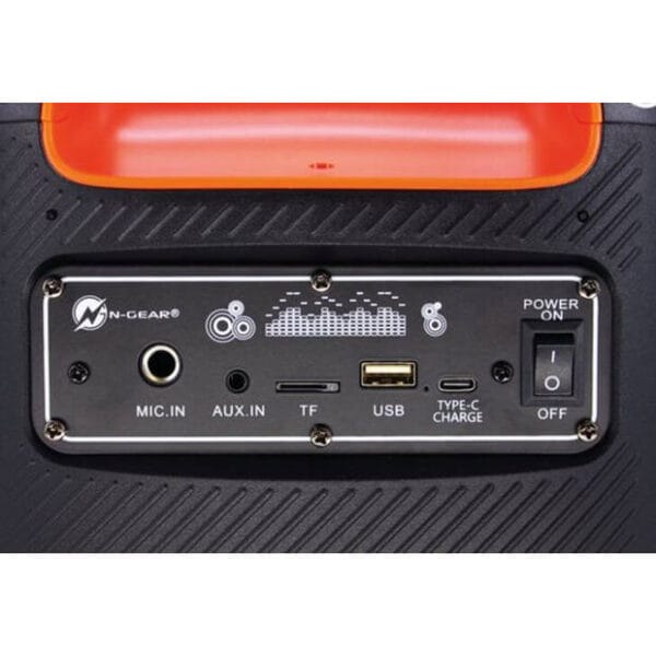 N-Gear FLASHBANGER 606 Karaoke Speaker BT/USB with 1x Wireless Microphone - Image 5