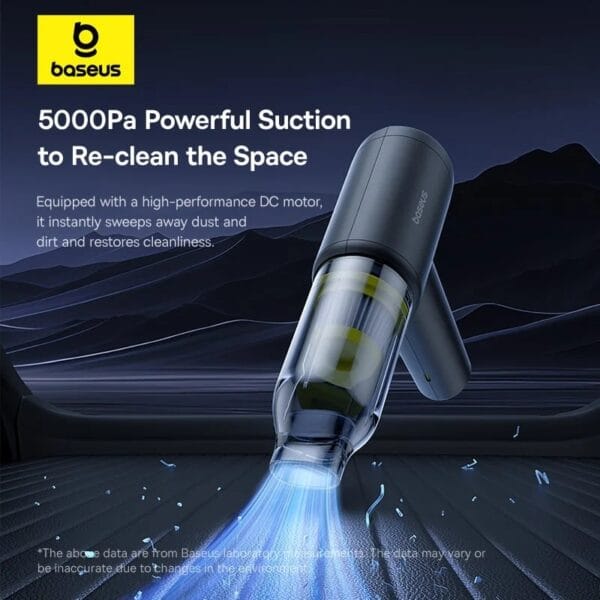 Baseus VA Vacuum Cleaner Car 5000pa Black - Image 12