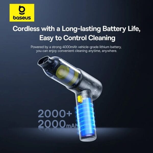 Baseus VA Vacuum Cleaner Car 5000pa Black - Image 10