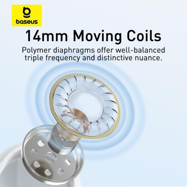 Baseus  Earphones Wired Type C Encok CZ17 White - Image 9