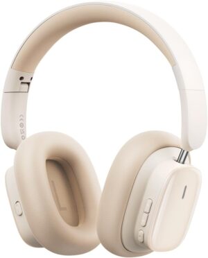 Baseus Wireless Headphones Over Ear ANC Bowie H1i White