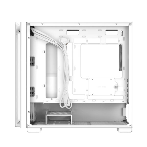 ASUS PC Case mATX Tempered Glass 4xARGB Fans A23 PLUS White - Image 5