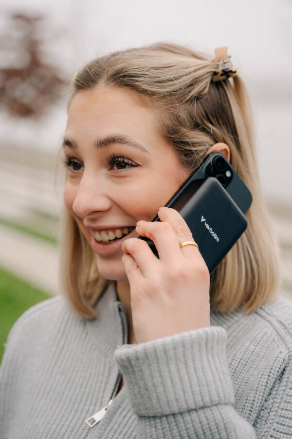 Verbatim Wireless Magnetic Powerbank Qi2 15W + 35W Wired Charging 20000mAH Black - Image 5