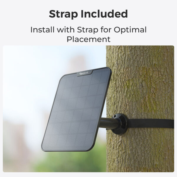 Reolink BPS Solar Panel 2 for Reolink Battery Cameras Black 6W (Type C) - Image 5