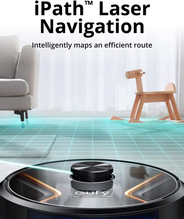 Anker Eufy RoboVac X8 Twin Turbine Laser Navigation Hybrid Robot Cleaner - Image 13