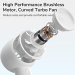 Jisulife Portable Personal Fan FA42 White - Image 4