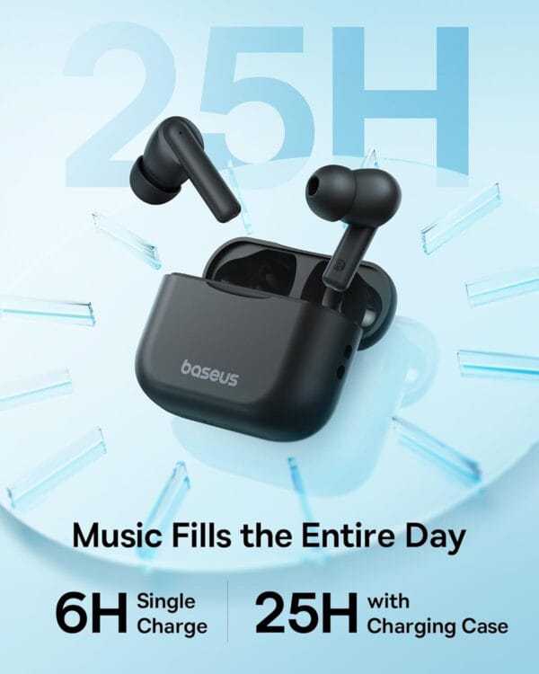 Baseus Headphones In Ear TWS Bowie E17 Black - Image 9