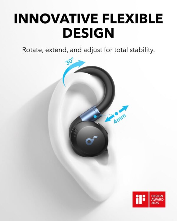 Anker Soundcore TWS Earphones IPX7 Sport X20 Black - Image 3