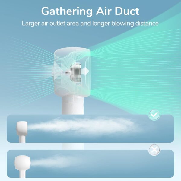 Jisulife Portable Personal Fan FA42 White - Image 7