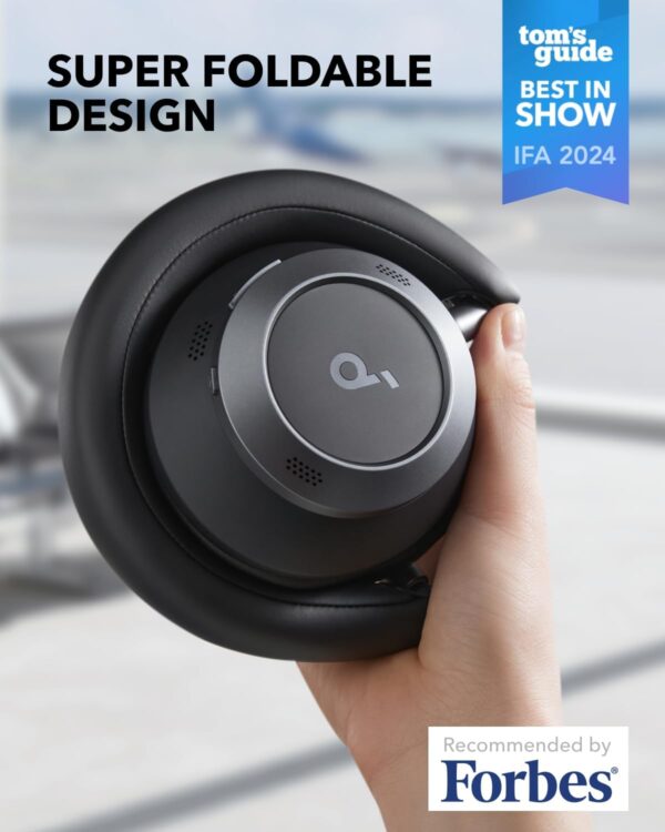 Anker Soundcore Headphones HiRes Space One Pro Black - Image 2