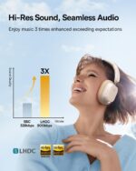 Baseus Wireless Headphones Over Ear ANC Bowie H1i White - Image 15