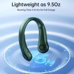 Jisulife Bladeless Turbine Neck Fan FA14 Green - Image 9