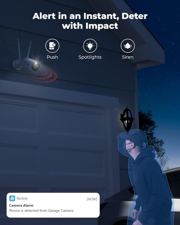 Reolink WIFI Outdoor Camera 8MP RLC-810WA - Image 12