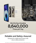 Baseus Powerbank Wireless 45W 10000mAh NOMOS Qi2-Stand Black - Image 6