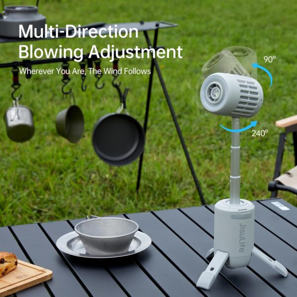 Jisulife Outdoor Fan Ultra1 Green - Image 5