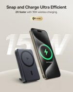 Baseus Powerbank Wireless 45W 10000mAh NOMOS Qi2-Stand Black - Image 7