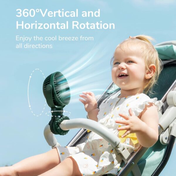 Jisulife Octopus Fan LIFE1 Baby White - Image 13