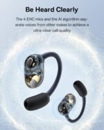 Baseus Headphones Open Ear TWS Eli Sport 1 Black - Image 14