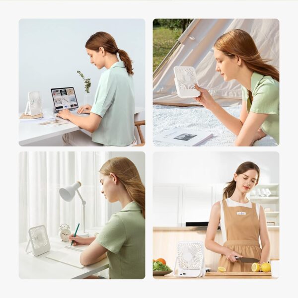 Jisulife Desktop Fan Powerbank Out FA26 White - Image 12