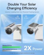 Baseus Security S1 Pro Outdoor Self Rotating Solar 3K 2-Cam Kit White - Image 3