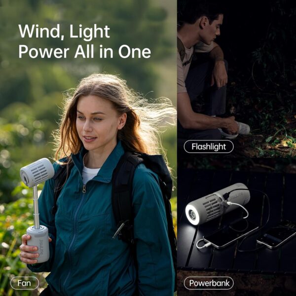 Jisulife Outdoor Fan Ultra1 Green - Image 3