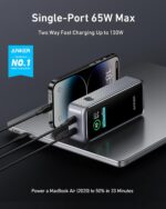 Anker Mobile Powerbank 12000 Prime 130W w/Display Black - Image 8