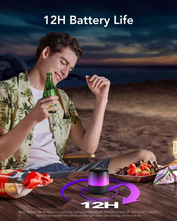 Anker Soundcore Speaker BT IP67 Glow Mini Black - Image 8