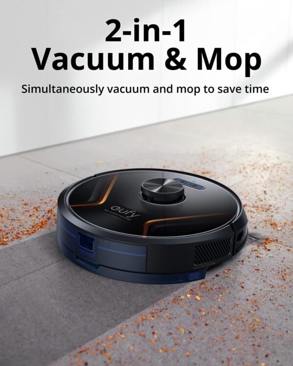 Anker Eufy RoboVac X8 Twin Turbine Laser Navigation Hybrid Robot Cleaner - Image 11