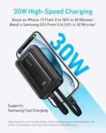 Anker Mobile Powerbank 10000 A1680G11 30W USB-C+Lightning Black - Image 2