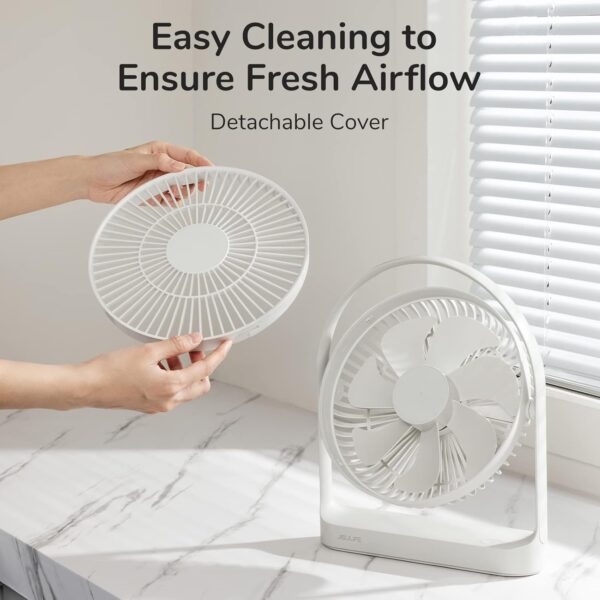 Jisulife Desktop Portable Fan FA27 Gray - Image 14