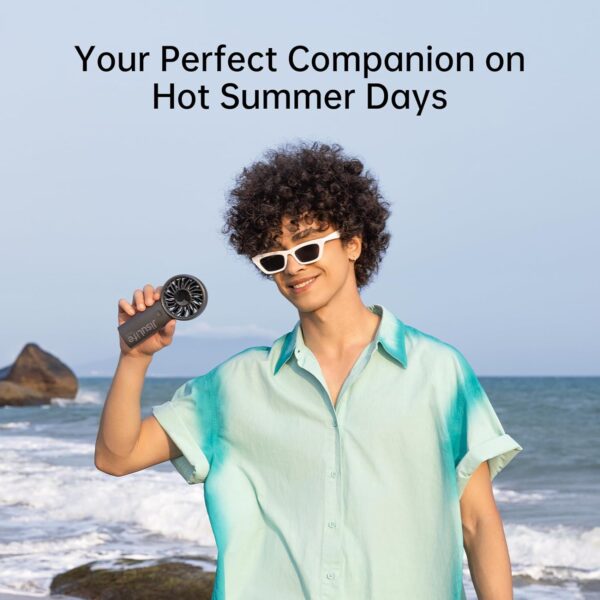 Jisulife Portable Personal Fan LIFE 4 Grey - Image 13