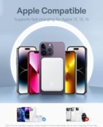 Baseus Powerbank 20W 5000mAh Magnetic Wireless White - Image 14