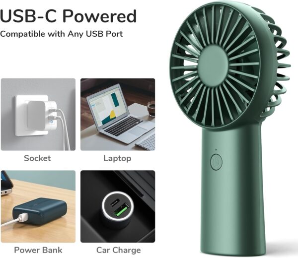 Jisulife Portable Personal Fan FA20X Green - Image 15